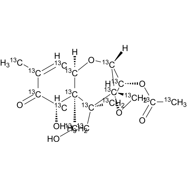 3-Acetyldeoxynivalenol-13C17 (3-acetyldeoxynivalenol-13C17) 1217476-81-7